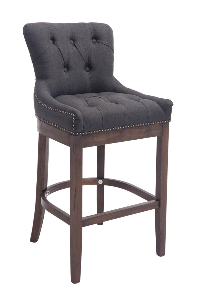 Elegant Bar Stool Buckingham Tweed Breakfast Kitchen Vintage Elegante Barhocker Buckingham Tweed Fruehstueck Kueche Vintage Sesselstuhl